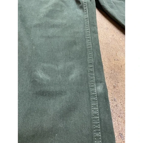 Vintage Levis 555 Jeans Mens 30x30 Green Relaxed Fit Straight Leg USA 90s